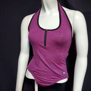 True Joy Activewear Purple & Black Leotard (S)
